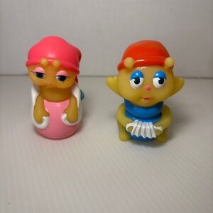 Vintage Playskool Glo Friends 1980s Bashful Granny Bug & Cricket Puppet Set 2